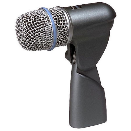 Shure BETA 56A Super Cardioid Swivel Mounted Wired Instrument Microphone.