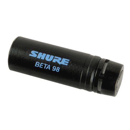 Shure BETA 98/S Miniature Super-Cardioid Condenser Instrument Microphone.
