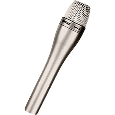 Shure SM63 Omni-Directional Dynamic Handheld Wired Microphone, Champagne Finish.