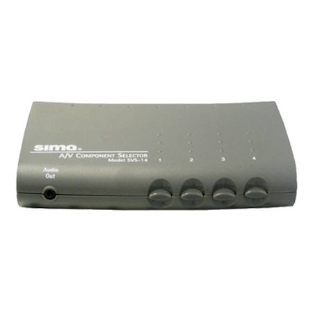 Sima SVS-14 4 Input Audio / Video Switcher