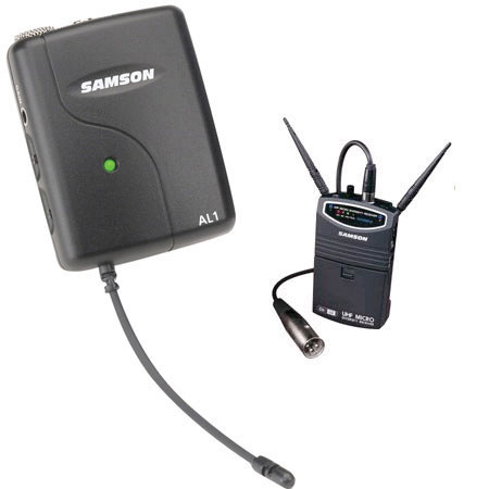 Samson Airline Series Aerobics Headset System, with Condenser Microphone, Transmitter & Receiver.