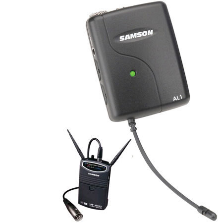 Samson Airline Series Vocal Headset System, with Condenser Microphone, Transmitter & Receiver.