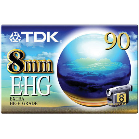 TDK 8mm P6-120 HG High Grade Tape