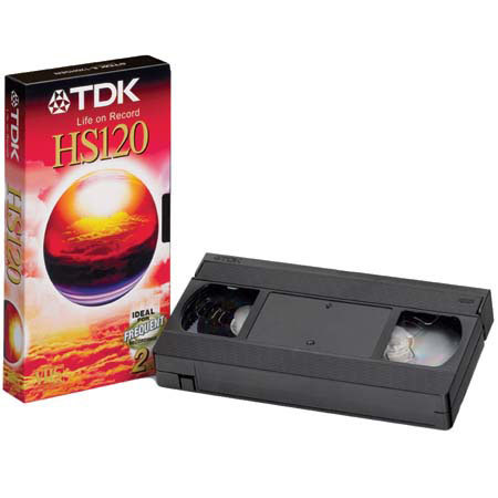 TDK HS High Standard T-120 6 Hour Video Tape