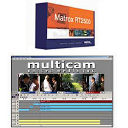 United Media Multicam Editing Software For 4 cameras using matrox rt2500