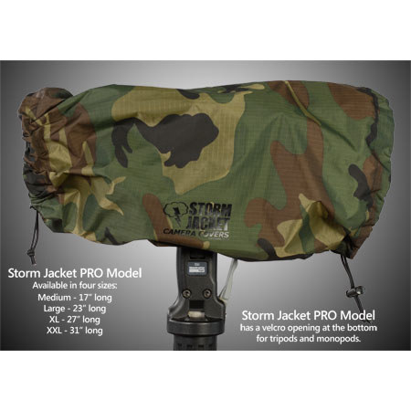 Vortex Media PSJXXLC Pro Storm Jacket Cover, SLR C