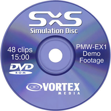 Vortex Media SXS PMW-EX1 Workflow Simulation Disc
