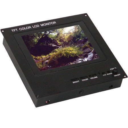 VariZoom 5.6" Flat Surface Color TFT Monitor with AV Cables & Power Supply