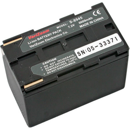 VariZoom S8945 7.2 VDC Lithium-Ion Battery, Canon