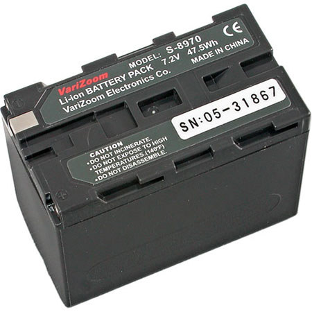 VariZoom S8970 7.2 VDC 47.5Wh Lithium-Ion Battery,