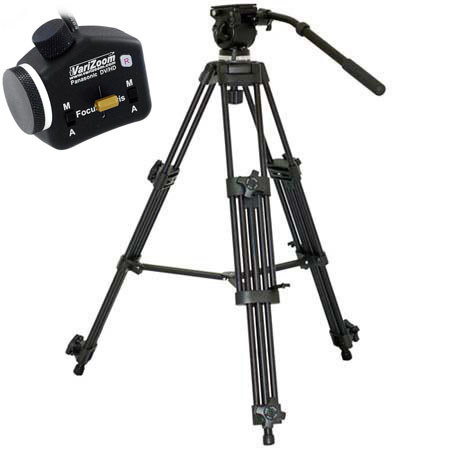 VariZoom VZ-TK75A Tripod with 65mm Head, Bundle w/