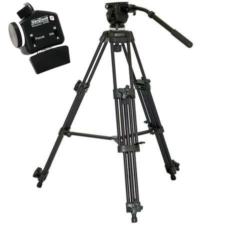 VariZoom VZ-TK75A Tripod w/65mm Head, Bundle w/VZ-