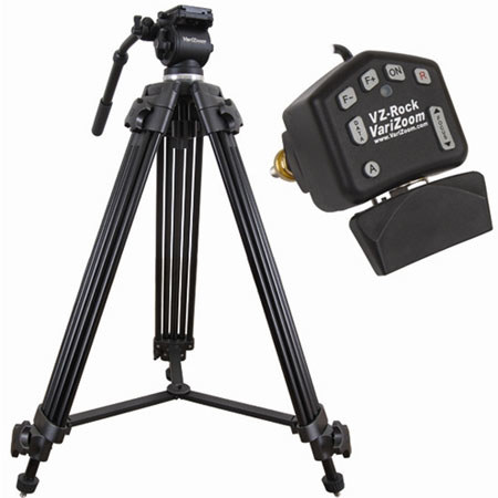 VariZoom VZTK75A Video Tripod System with VZ-Rock