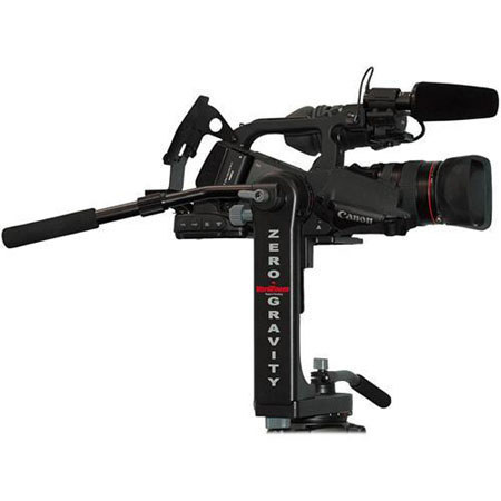 VariZoom VZ-ZG ZeroGravity Tripod Head with 100mm Bowl and T100A Aluminum Tripod, Supports 25 Lbs., Maximum Height 61"