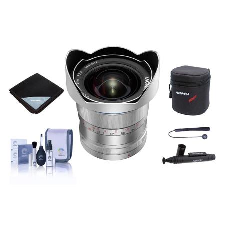 Venus Laowa 12mm f/2.8 ZeroD Ultra-WA Lens for Canon EF Silver W/Free Pc Acc Kit