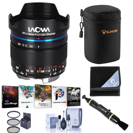 Venus Laowa 14mm f/4 FF RL Zero-D Lens for Nikon Z with PC Software & Acc Kit