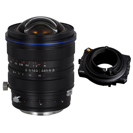 Venus Laowa 15mm f/4.5 Zero-D Shift Lens for Canon EF, Bundle with H&Y 100mm Filter Holder Set for 9mm f/5.6 FF RL Lens