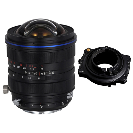 Venus Laowa 15mm f/4.5 Zero-D Shift Lens for Nikon F, Bundle with H&Y 100mm Filter Holder Set for 9mm f/5.6 FF RL Lens