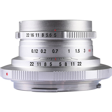 Venus Laowa 15mm f/5 Cookie Pancake Lens for Canon RF, Silver