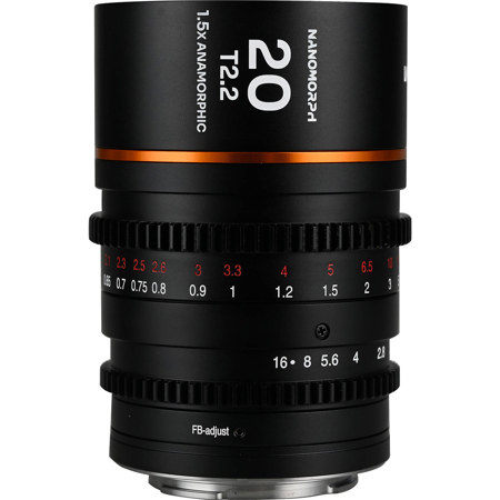 Venus Laowa Nanomorph 1.5x S35 Anamorphic Lens 20mm T2.2 Micro Four Thirds Amber Flare