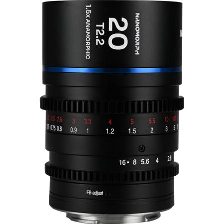 Venus Laowa Nanomorph 1.5x S35 Anamorphic 20mm T2.2 Micro Four Thirds Blue Flare