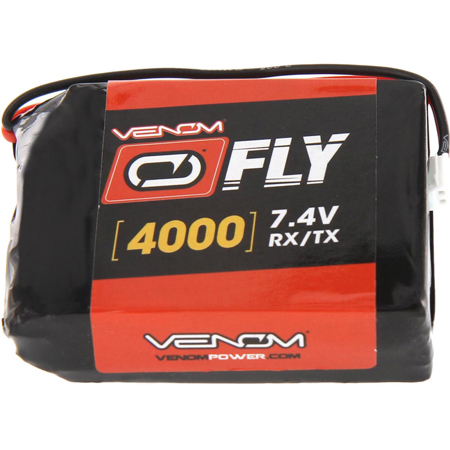Venom 2S 4000mAh 7.4V LiPo Battery for Spektrum DX9, DX7S & Gen1 DX8 Transmitter