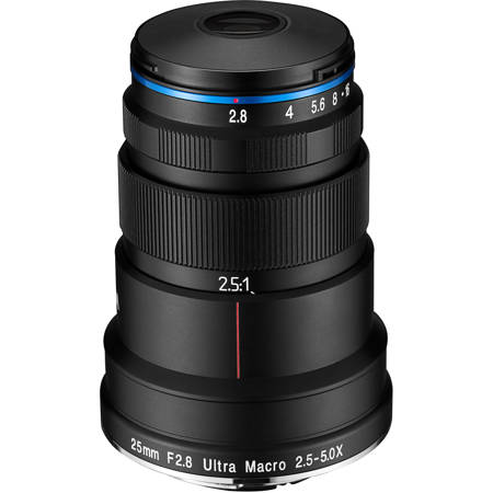 Venus Laowa 25mm f/2.8 2.5-5X Ultra Macro Lens for Sony FE