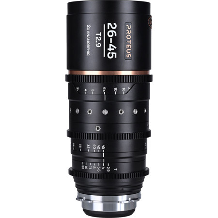 Venus Laowa Proteus 26-45mm T2.9 2x Anamorphic Cine Lens for PL/EF, Amber, Feet