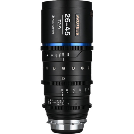 Venus Laowa Proteus 26-45mm T2.9 2x Anamorphic Cine Lens for PL/EF, Blue, Meter