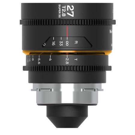 Venus Laowa Nanomorph 27mm T2.8 1.5x S35 Anamorphic Lens for PL/EF, Amber Flare