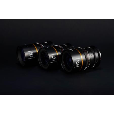 Venus Laowa Nanomorph 27mm T2.8 1.5x S35 Anamorphic Lens for Sony E, Amber Flare