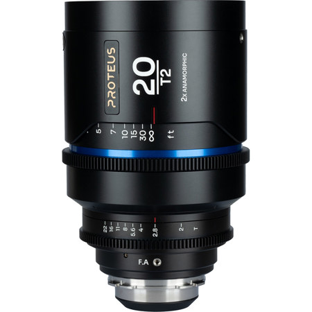 Venus Laowa Proteus 20mm T2 2x Anamorphic Lens for PL Mount/Canon EF, Feet Blue Flare