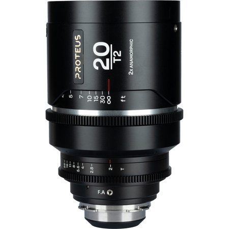 Venus Laowa Proteus 20mm T2 2x Anamorphic Lens for PL Mount/Canon EF, Feet Silver Flare