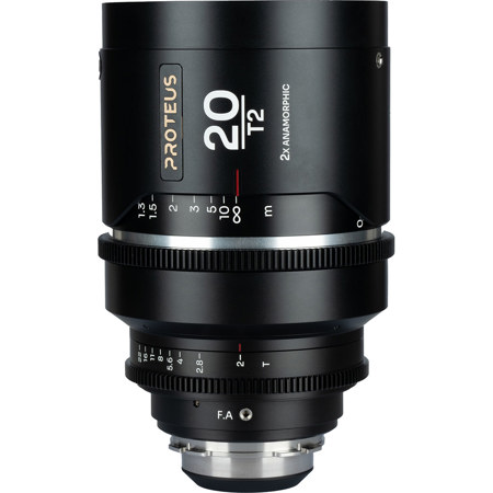 Venus Laowa Proteus 20mm T2 2x Anamorphic Lens for PL Mount/Canon EF, Meter Silver Flare