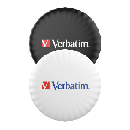 Verbatim My Finder Bluetooth Coin Tracker, Black & White, 2-Pack