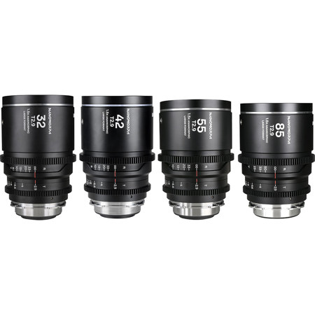 Venus Laowa Nanomorph LF 4-Lens Kit for PL Mount and Canon EF Silver