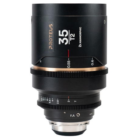 Venus Laowa Proteus 35mm T2 2x Anamorphic Cine Lens for PL/EF, Amber, Feet