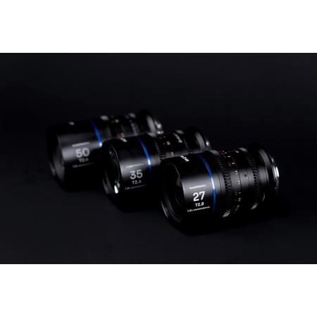 Venus Laowa Nanomorph 35mm T2.4 1.5x S35 Anamorphic Lens for Sony E, Blue Flare