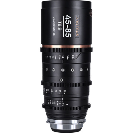 Venus Laowa Proteus 45-85mm T2.9 2x Anamorphic Cine Lens for PL/EF, Amber, Feet