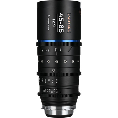 Venus Laowa Proteus 45-85mm T2.9 2x Anamorphic Cine Lens for PL/EF, Blue, Meter