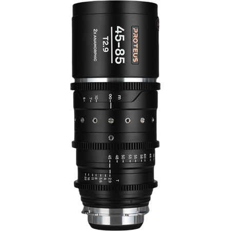Venus Laowa Proteus 45-85mm T2.9 2x Anamorphic Cine Lens for PL/EF, Silver,Meter