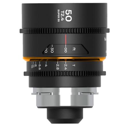 Venus Laowa Nanomorph 50mm T2.4 1.5x S35 Anamorphic Lens for PL/EF, Amber Flare