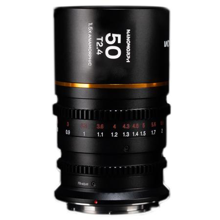 Venus Laowa Nanomorph 50mm T2.4 1.5x S35 Anamorphic Lens for DJI DL, Amber Flare