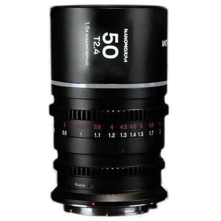 Venus Laowa Nanomorph 50mm T2.4 1.5x S35 Anamorphic Lens for Nikon Z, Silver