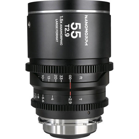 Venus Laowa Nanomorph 55mm T2.9 1.5x LF Anamorphic Lens for PL & EF,Silver Flare