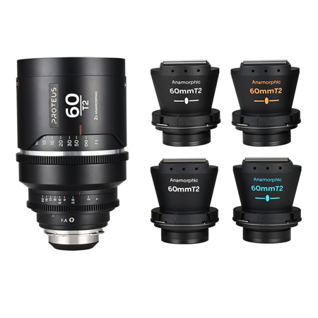 Venus Laowa Proteus T2.0 Flex 2x Anamorphic Lens 60mm Meters