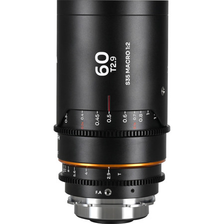 Venus Laowa Nanomorph 60mm T2.9 1.5x Macro 1:2 Lens for PL Mount & Canon EF Amber