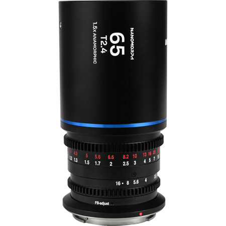 Venus Laowa Nanomorph 1.5x S35 Anamorphic Lens 65mm T2.4 Canon RF Blue Flare