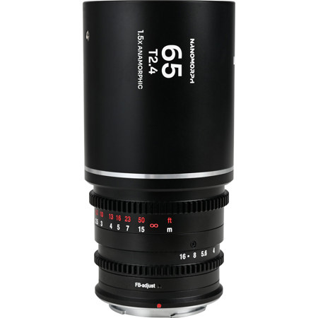 Venus Laowa Nanomorph 1.5x S35 Anamorphic Lens 65mm T2.4 Canon RF Silver Flare