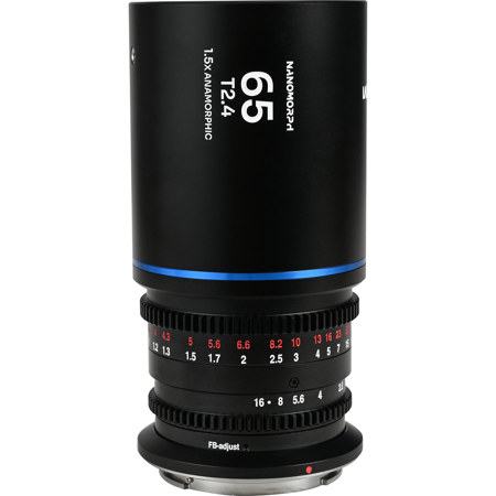 Venus Laowa Nanomorph 1.5x S35 Anamorphic Lens 65mm T2.4 Fujifilm X Blue Flare